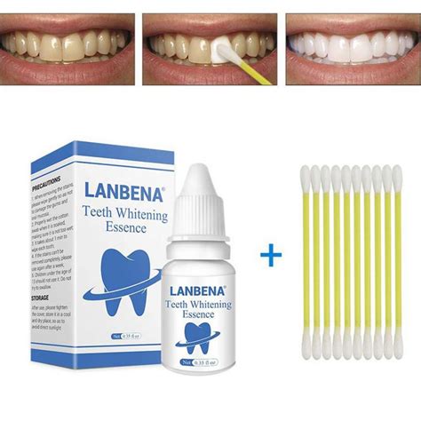 Lanbena Teeth Essence Powder Oral Hygiene Cleaning Serum Removes Plaque