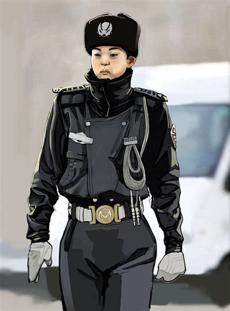 Chinese Police Woman On Behance