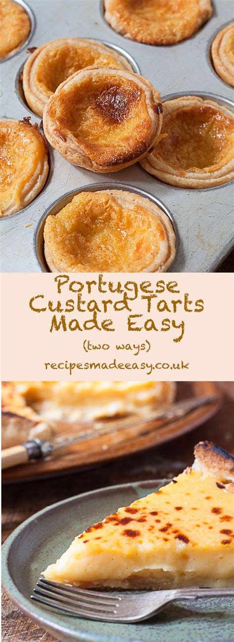 Portuguese Custard Tarts Made Easy Recipes Made Easy