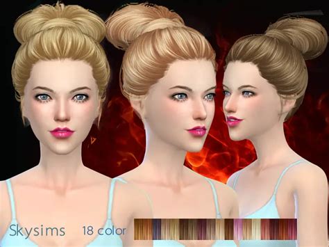Sims 4 Hairs Butterflysims Hair 164 By Skysims