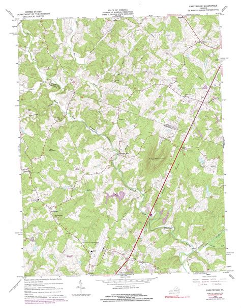 Earlysville Topographic Map 124000 Scale Virginia