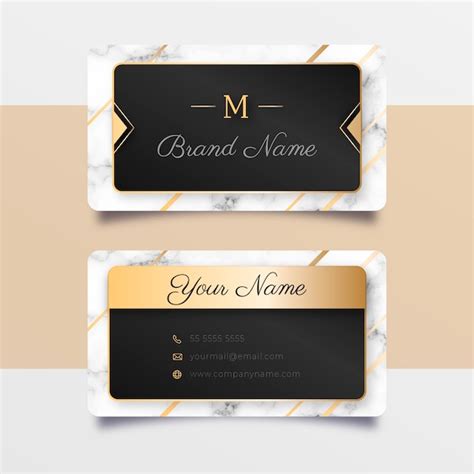 Free Vector Elegant Business Card Template