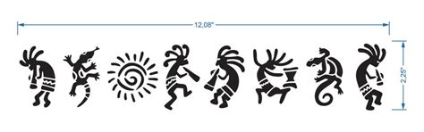 Kokopelli Stencil Reusable Diy Craft Mylar Stencil Native Etsy