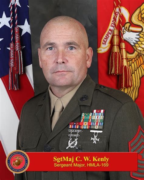 Sergeant Major Christopher W Kenly 3rd Marine Aircraft Wing Leaders