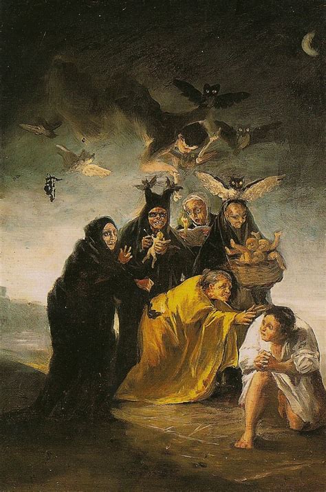 Las Brujas Goya Francisco De Goya Peintures Anciennes Peintre Espagnol