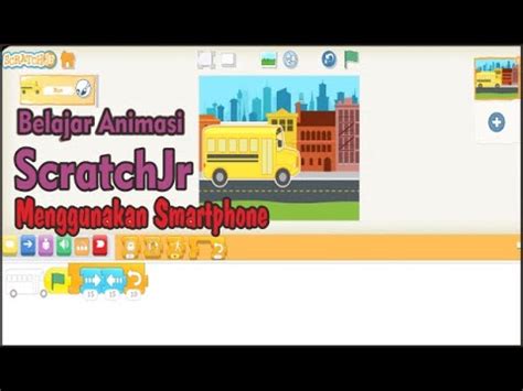 Cara Membuat Animasi Di Scratchjr Menggunakan Hp Android Youtube