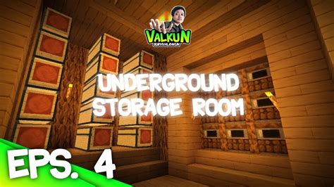 Image result for minecraft armory room minecraft pinterest. Minecraft Survival Indonesia - Underground Storage Room ...