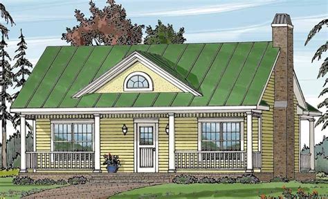 Eplans Cottage House Plan One Bedroom Cottage 792 Square Feet And 1