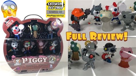 Piggy Minifigure 4 Pack 3” Exclusive Figures Series 2 Set Of 2