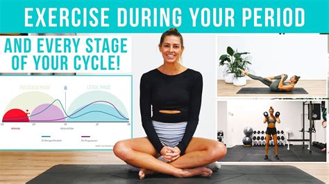 the best ways to exercise during your period and every stage of your cycle youtube
