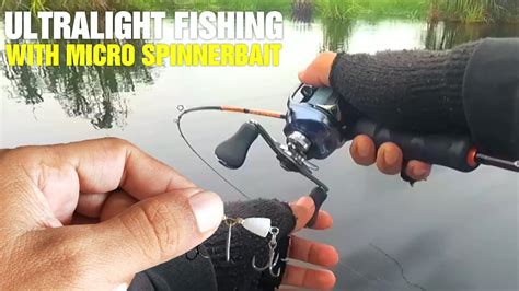 Ultralight Fishing With Micro Spinnerbait Youtube