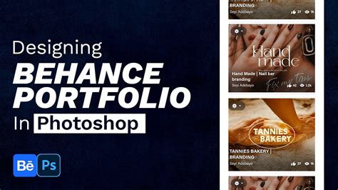 How To Design A Behance Portfolio In Photoshop Your Step By Step Guide