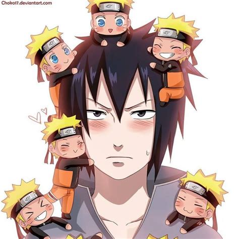 O Sasuke Kawaii 3 Naruto Chibi ♥ Beijo Naruto E Sasuke Sasunaru