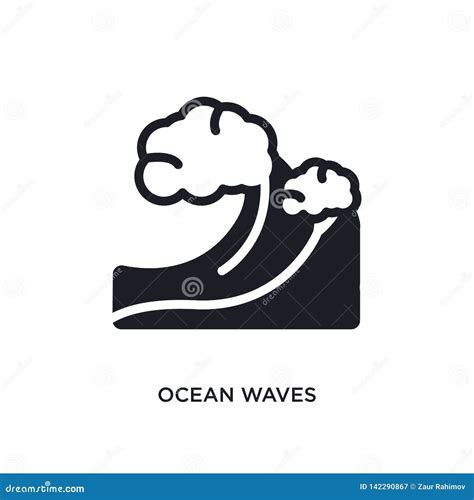 Ocean Waves Isolated Icon Simple Element Illustration From Nautical