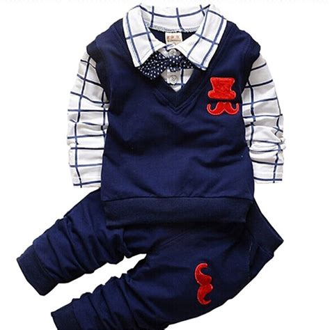 2018 Miaoyi Spring Autumn Baby Boy Clothes Set Children Clothing Sets