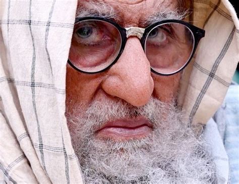 Image May Contain One Or More People Eyeglasses Beard And Closeup Amitabh Bachchan Close Up