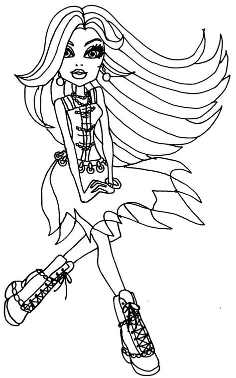 Free Printable Monster High Coloring Pages for Kids  Monster coloring