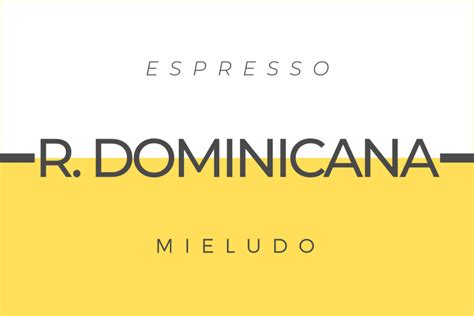 Coffee Dominican Republic Mieludo For Espresso Coffee Machine Bean