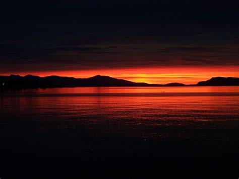 Absolutely Gorgeous Sunset At Qualicum Beach Vancouver Island