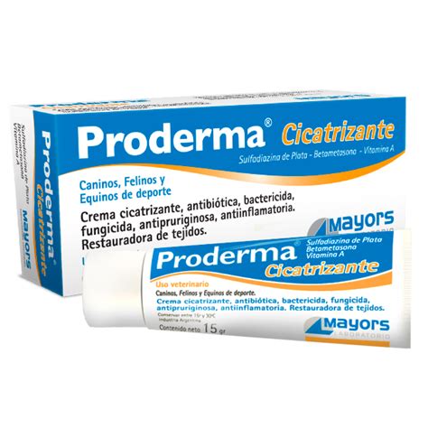 Proderma Crema Cicatrizante Antibiótica 15gr Mayors Leocan