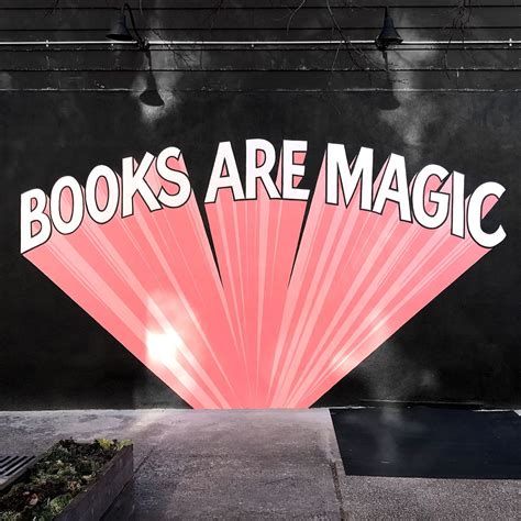 Books Are Magic Mural Street Art At Books Are Magic Bookstore