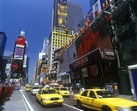 Street Scene Times Square Manhattan Bild Kaufen 70149733