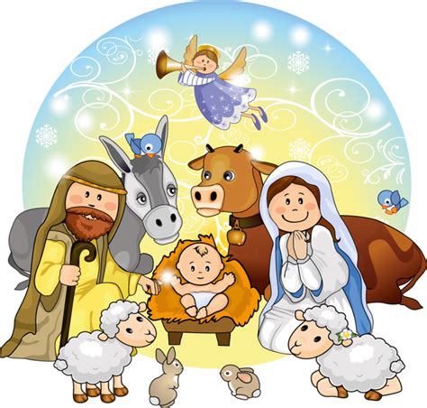 Cute Christmas Nativity Scene Clip Art Clip Art Christmas 2