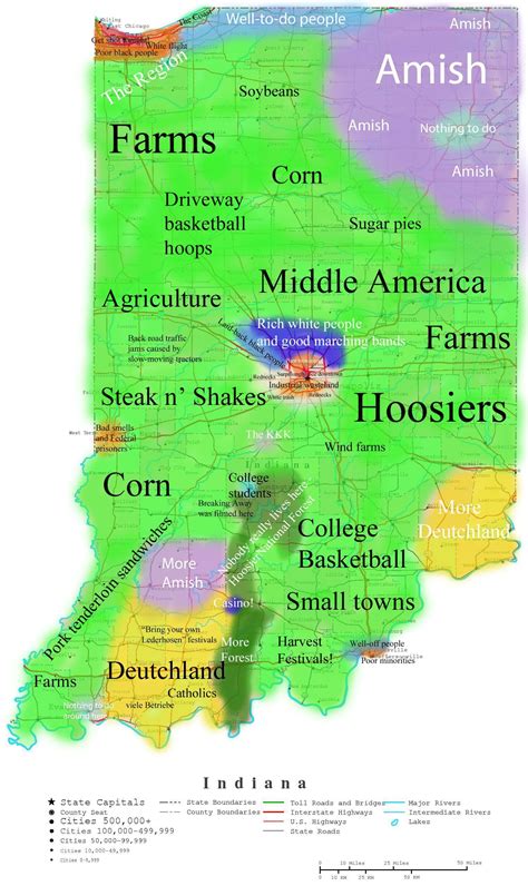 Amish Country Indiana Map - Printable Map