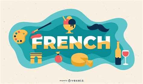 French Subject Illustration - Vector Download
