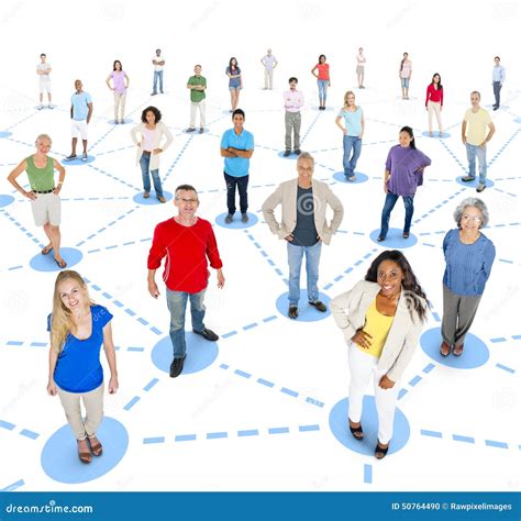 Social Network Community Communication Networking Concept Stock Photo
