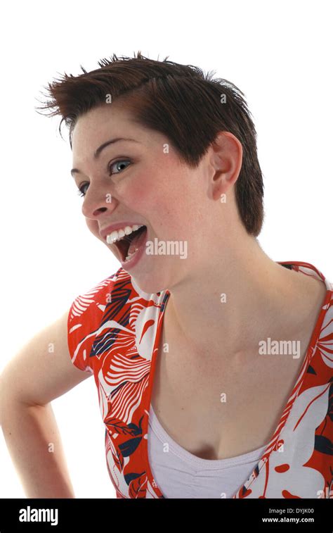 Exaggerated Smile Hi Res Stock Photography And Images Alamy