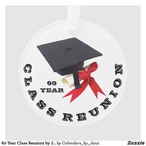 60 Year Class Reunion By Janz Ornament Zazzle Class Reunion Custom