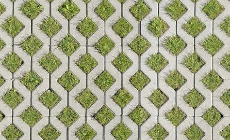 Pavers Grass Concrete Paving Texture Texture Grass Pattern