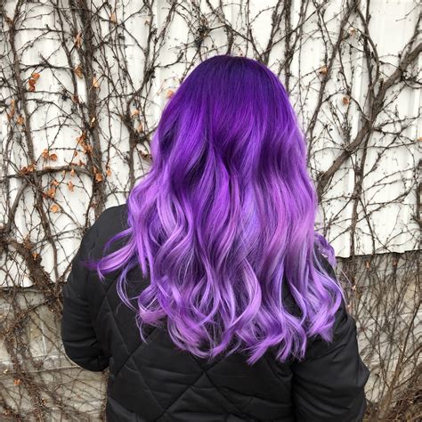 Purple Ombré Purplehair Joicointensity Long Hair Styles Purple