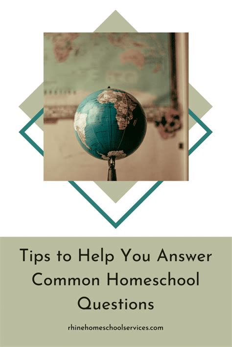 Common Homeschool Questions And How To Answer Them Rhine Home School