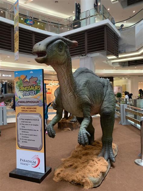 ¡conoce las mejores atracciones de johor bahru! Dinosaurs Are Roaming Around Paradigm Malls In Petaling ...
