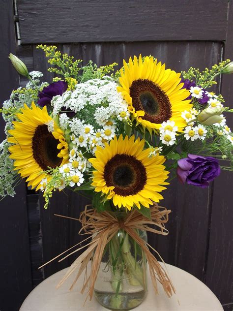 Surprise your loved ones with a fresh proflowers® flower delivery. Sunflower Mason Jar by Westwood Flower Garden