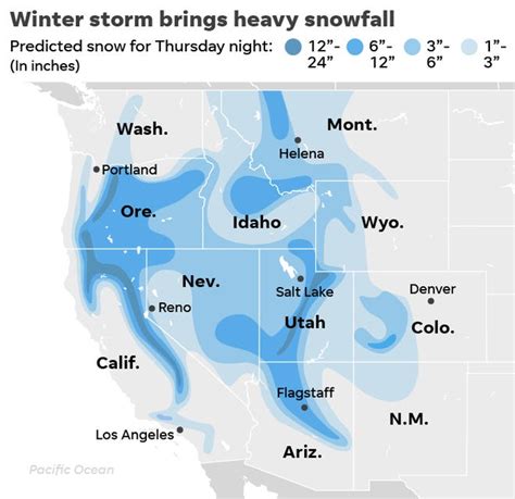 Thanksgiving Weather Bomb Cyclone Brings Snow To California Colorado