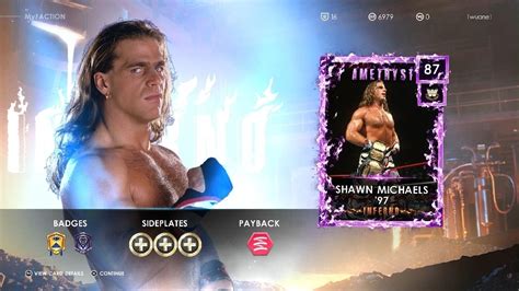 Wwe K Myfaction Just Got Shawn Michaels Card Limited Briefcase