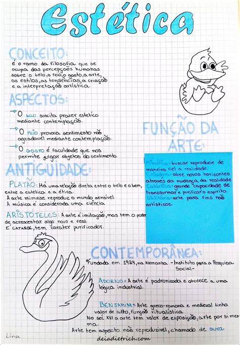 Estética Filosofia Mapa Mental