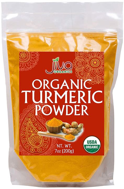 Amazon Com Jiva Organic Turmeric Powder Oz Packaged In Resealable