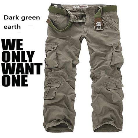 New Army Mens Cargo Pants Fleece Winter Lined Work Trouser Casual