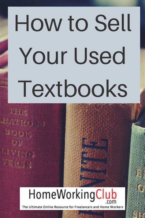 How To Sell Your Used Textbooks And Where Used Textbooks Textbook