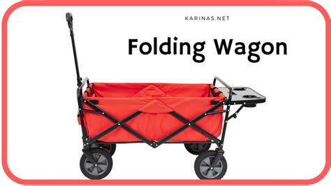 Mac Sports Collapsible Folding Outdoor Utility Wagon Wagon With Side