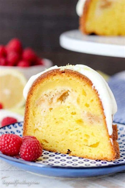 Lemon Bundt Cake With Cream Cheese Filling
