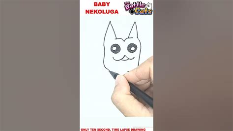 Kubiluga Battle Cats Drawing Shorts Drawing Draw お絵かき かわいい Youtube