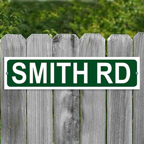Personalized Street Metal Sign Personalized Street Signs Metal Signs