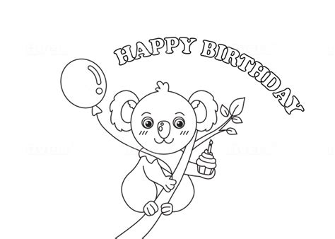 Baby Koala Coloring Pages - Coloring Pages