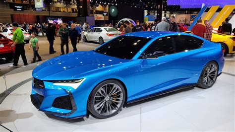 Acura Type S Concept Featuring Raw Carbon Accents On Display At The