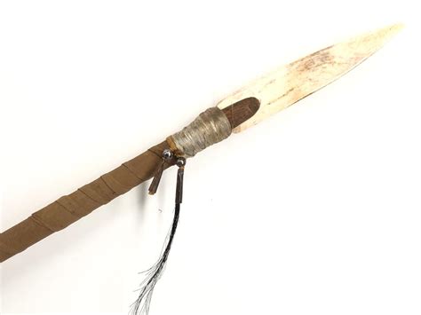 Vintage Native American Ceremonial Bone Spear